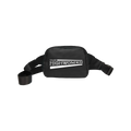 Black waist bag with a Highwomen logo in white. 